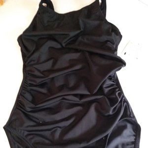 Instant Figure Black One Piece Swim Wear